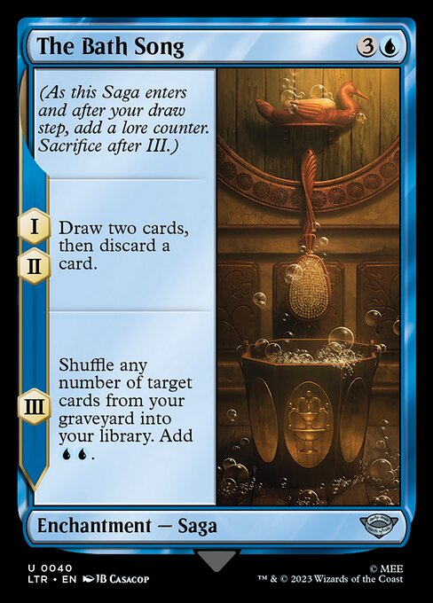 MTG The Bath Song LTR 040 Regular Foil