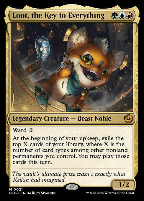 MTG Loot, the Key to Everything BIG 021 Regular Foil