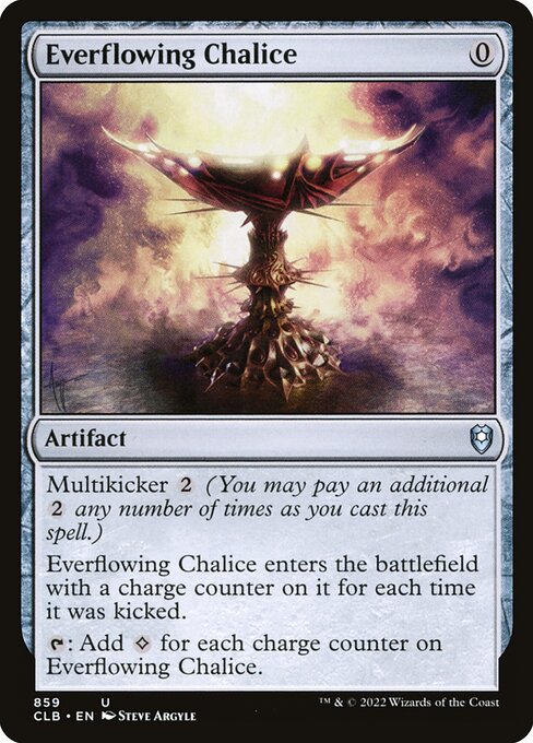 MTG Everflowing Chalice CLB 859 Commander Deck Nonfoil