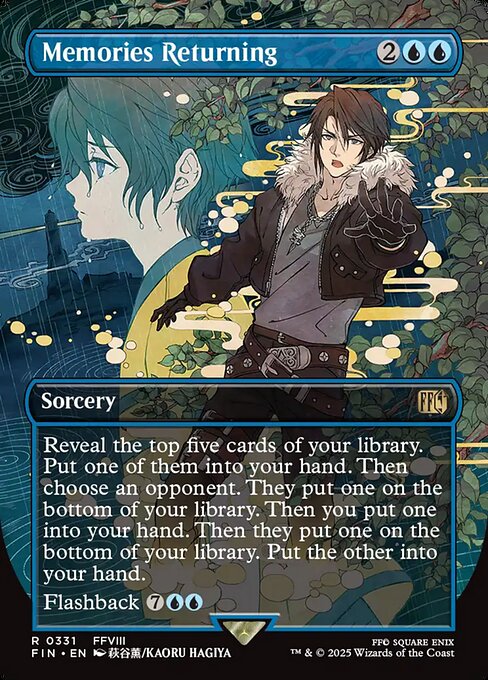 MTG Memories Returning FIN 331 Borderless Woodblock Nonfoil