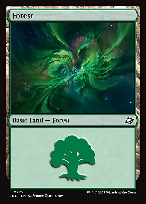 MTG Forest EOE 275 Basic Land Nonfoil