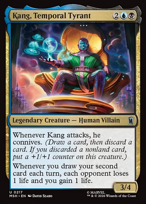 MTG Kang, Temporal Tyrant MSH 217 Regular Foil