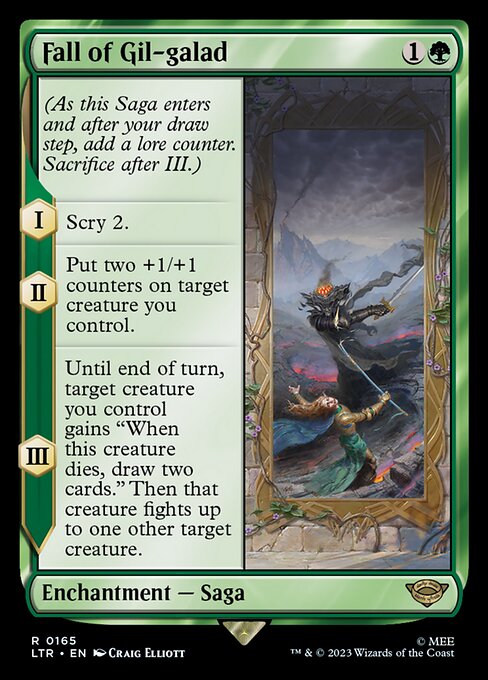 MTG Fall of Gil-galad LTR 165 Regular Foil