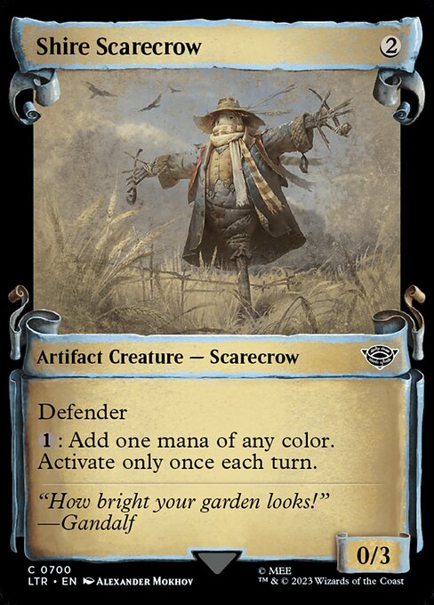 MTG Shire Scarecrow LTR 700 Showcase Scrolls of Middle-earth Nonfoil