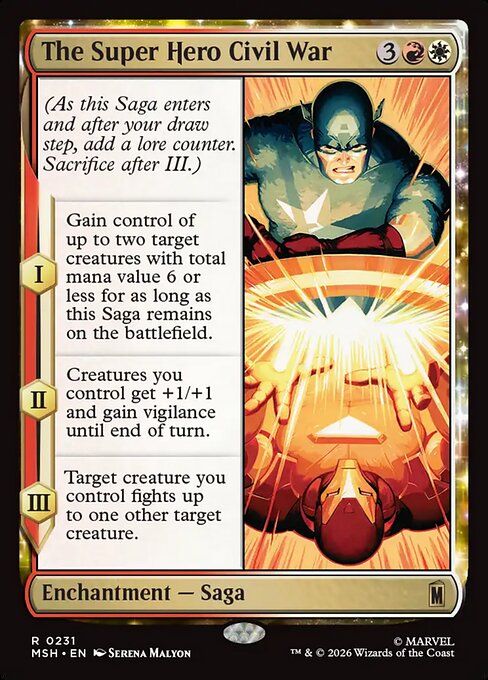 MTG The Super Hero Civil War MSH 231 Regular Nonfoil