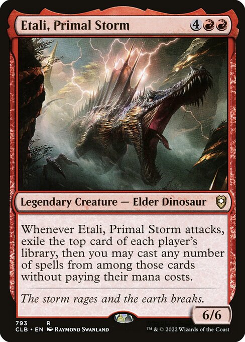MTG Etali, Primal Storm CLB 793 Commander Deck Nonfoil