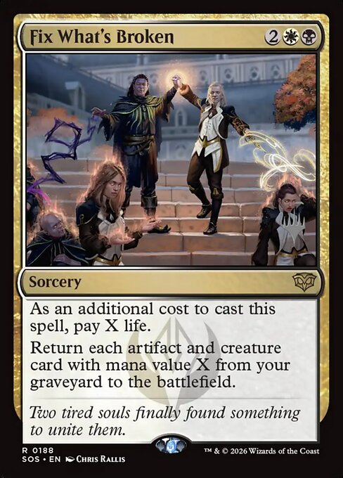 MTG Fix What's Broken PSOS 188P Promo Pack Foil