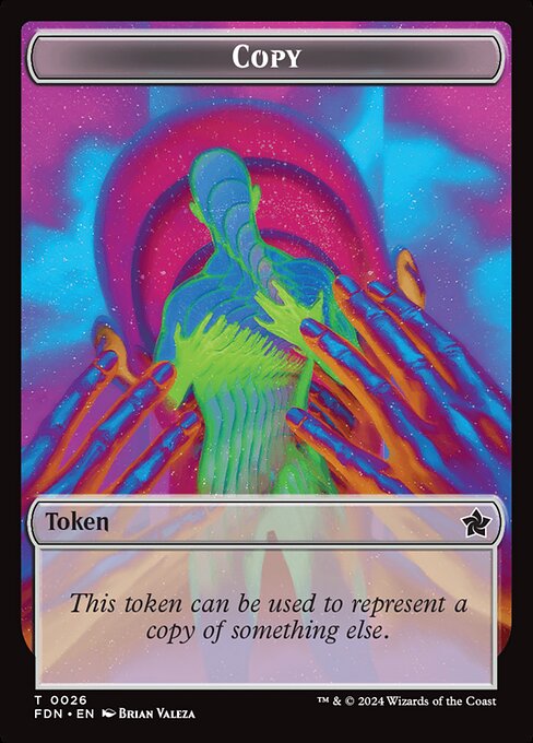 MTG Copy Token FDN 026 Token Nonfoil