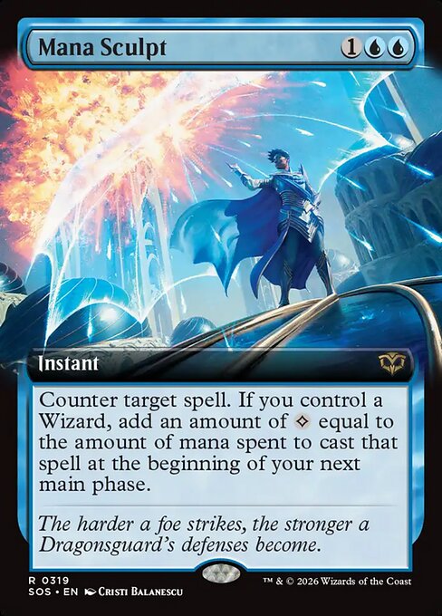 MTG Mana Sculpt SOS 319 Extended Art Foil