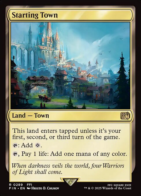 MTG Starting Town FIN 289 Regular Foil