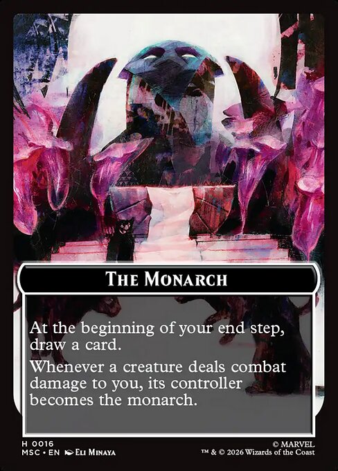 MTG The Monarch Token MSC 016 Token Nonfoil
