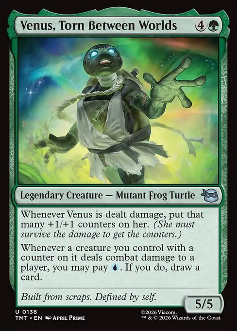 MTG Venus, Torn Between Worlds TMT 136 Regular Foil