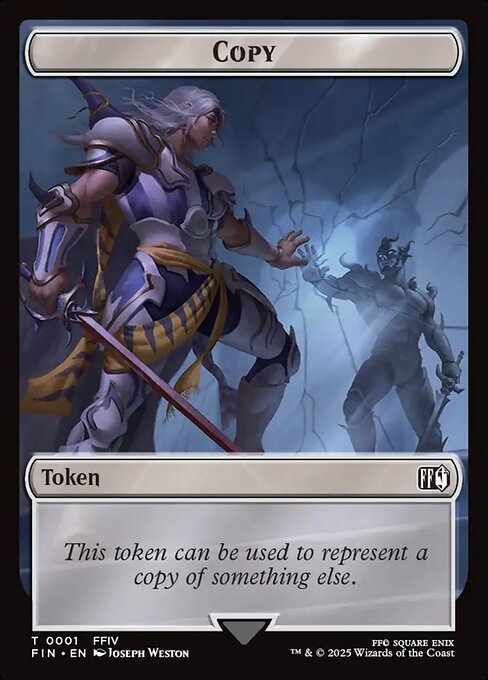 MTG Copy Token FIN 001 Token Nonfoil