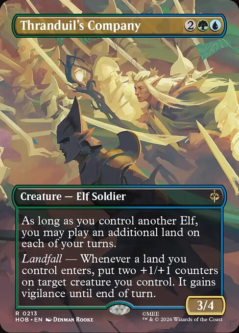 MTG Thranduil's Company HOB 213 Alternate Art Nonfoil