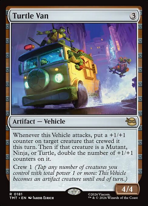 MTG Turtle Van TMT 181 Regular Foil