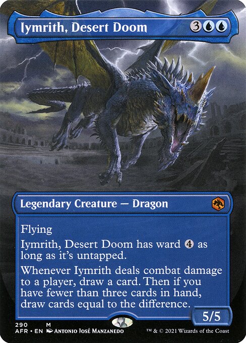 MTG Iymrith, Desert Doom AFR 290 Borderless Foil