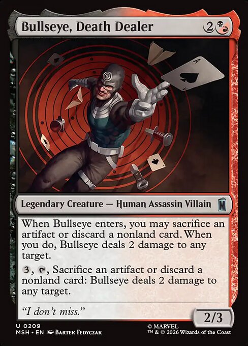 MTG Bullseye, Death Dealer MSH 209 Regular Nonfoil
