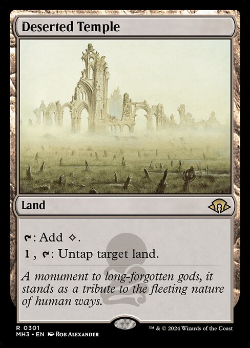 MTG Deserted Temple MH3 301 Regular Nonfoil