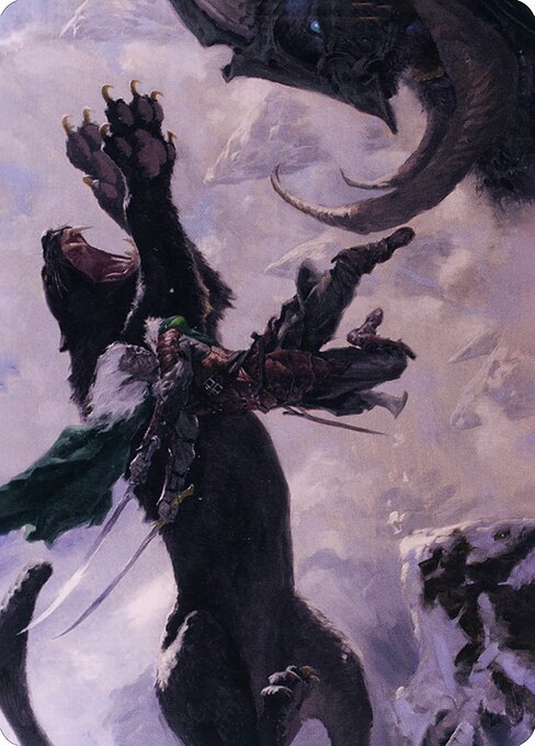 MTG Drizzt Do'Urden AAFR 052 Art Card