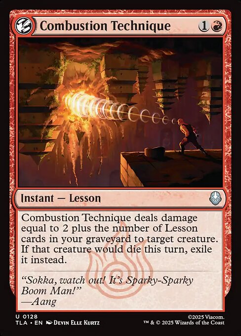 MTG Combustion Technique TLA 128 Regular Nonfoil