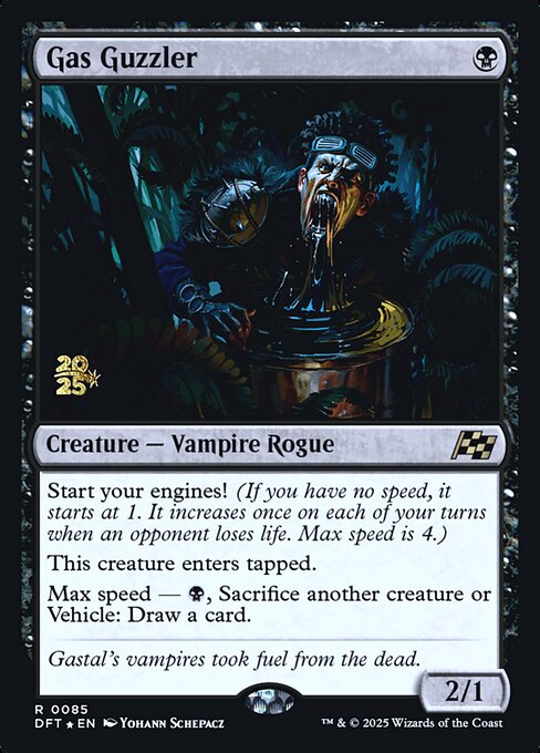 MTG Gas Guzzler PDFT 085s Prerelease Foil