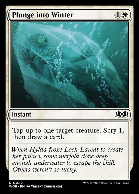 MTG Plunge into Winter WOE 022 Regular Nonfoil