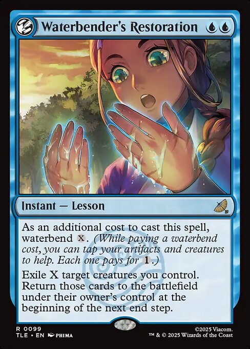 MTG Waterbender's Restoration [TLE 099] Foil