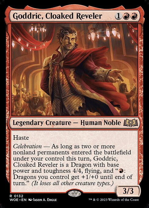 MTG Goddric, Cloaked Reveler WOE 132 Regular Nonfoil