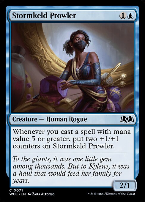 MTG Stormkeld Prowler WOE 071 Regular Foil