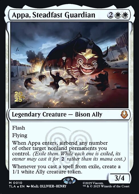 MTG Appa, Steadfast Guardian PTLA 010S Prerelease Promo Foil