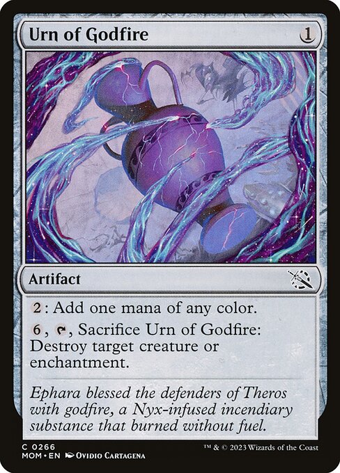 MTG Urn of Godfire MOM 266 Regular Nonfoil