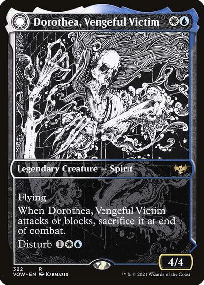 MTG Dorothea, Vengeful Victim // Dorothea's Retribution VOW 322 Showcase Eternal Night Nonfoil front