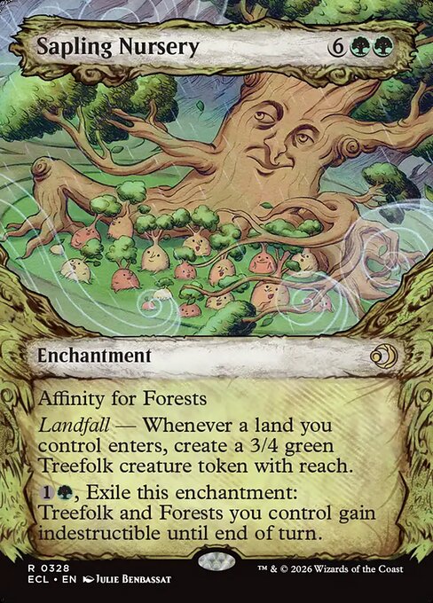 MTG Sapling Nursery ECL 328 Borderless Nonfoil
