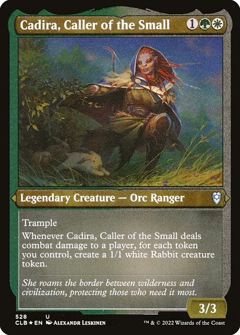 MTG Cadira, Caller of the Small CLB 528 Foil Etched Frame Etched
