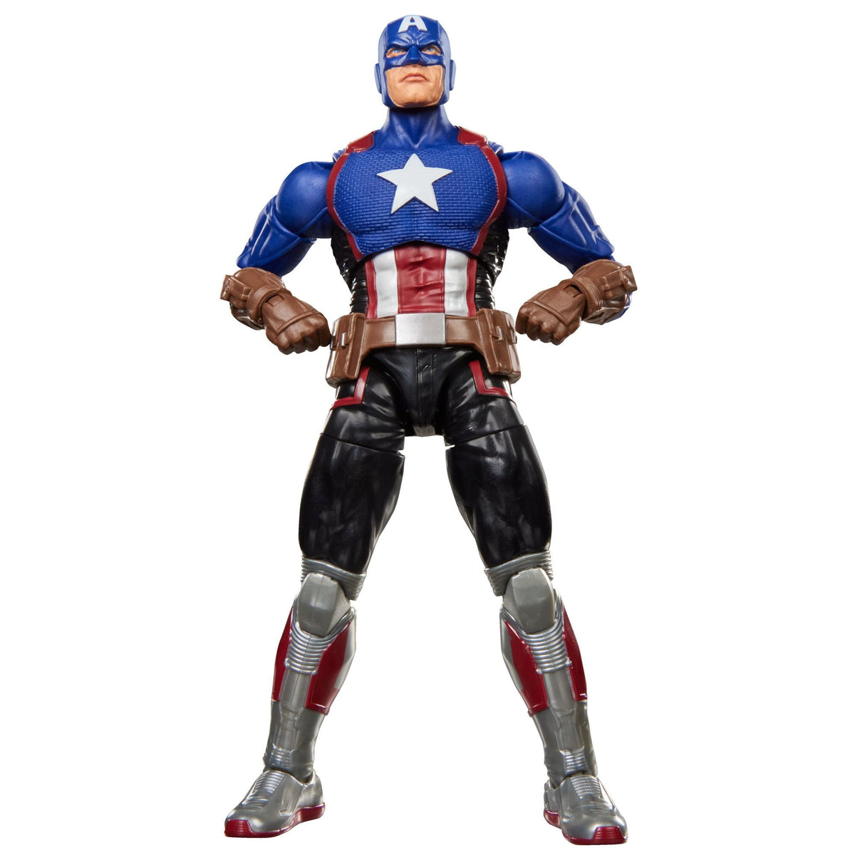 Marvel Legends Series x Magic: The Gathering Captain America (Avengers: Twilight) action figure and MTG card 
