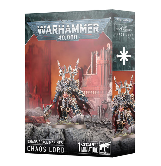 Chaos Space Marines: Chaos Lord Warhammer 40,000 miniature kit