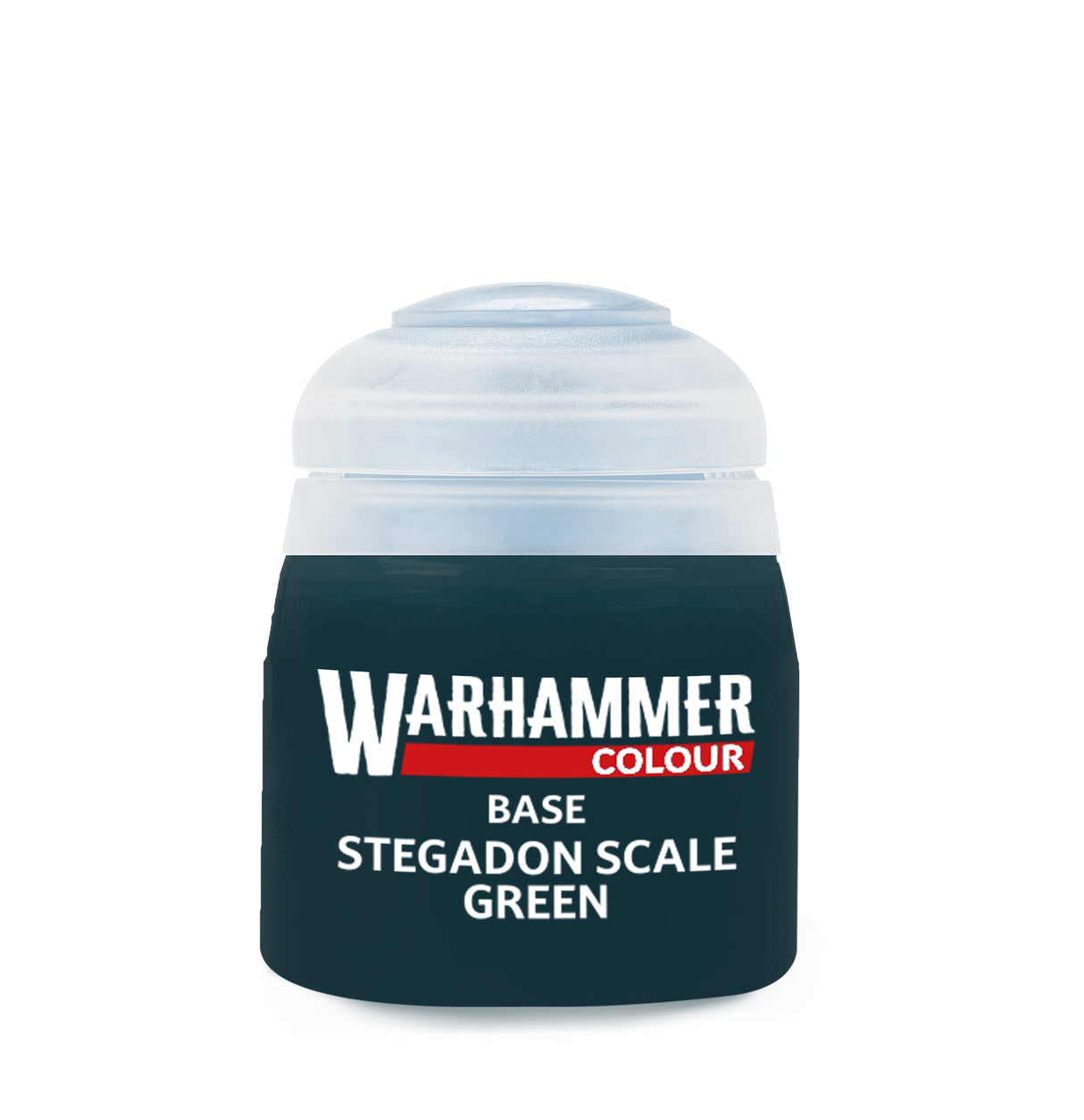 Warhammer Colour Base: Stegadon Scale Green Paint Pot