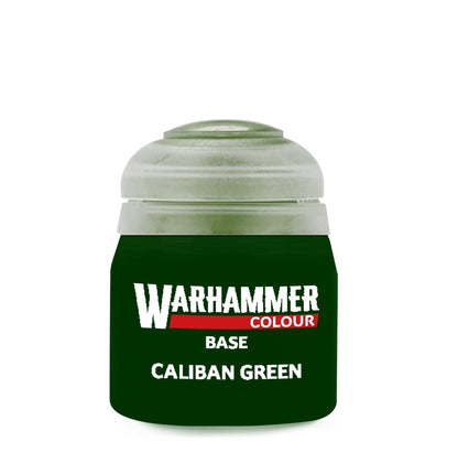 Warhammer Colour Base: Caliban Green Paint 