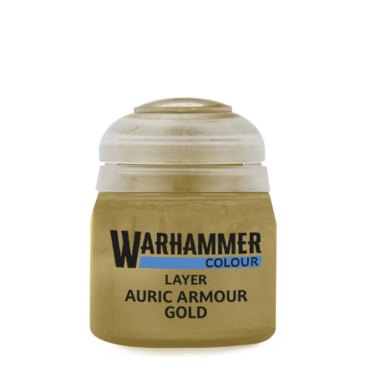 Warhammer Colour Layer: Auric Armour Gold Paint Pot
