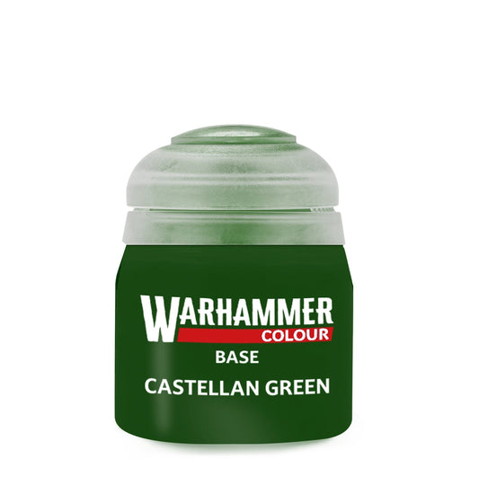 Warhammer Colour  Base: Castellan Green Paint Pot