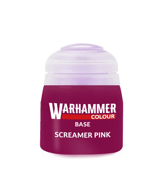 Warhammer Colour Base: Screamer Pink Paint Pot