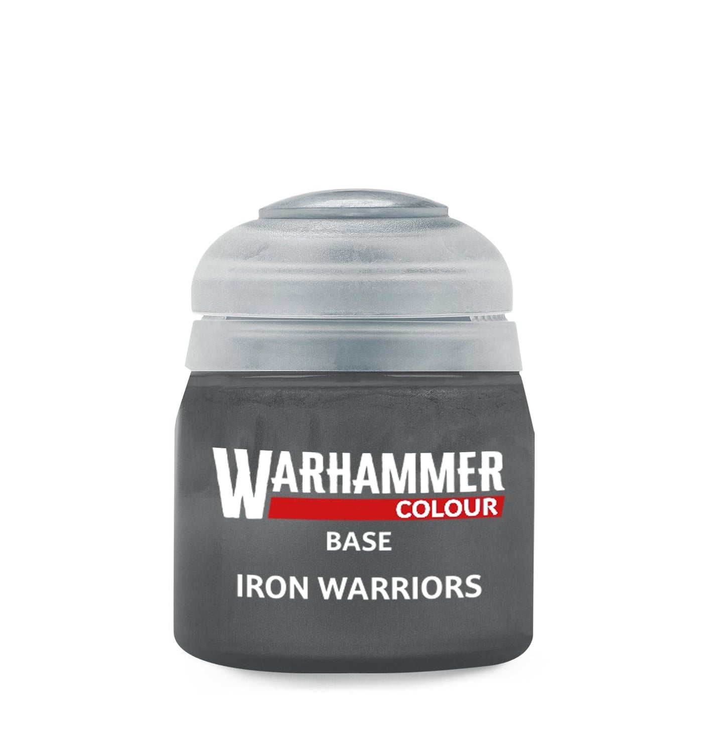 Warhammer Colour Base: Iron Warriors Paint Pot