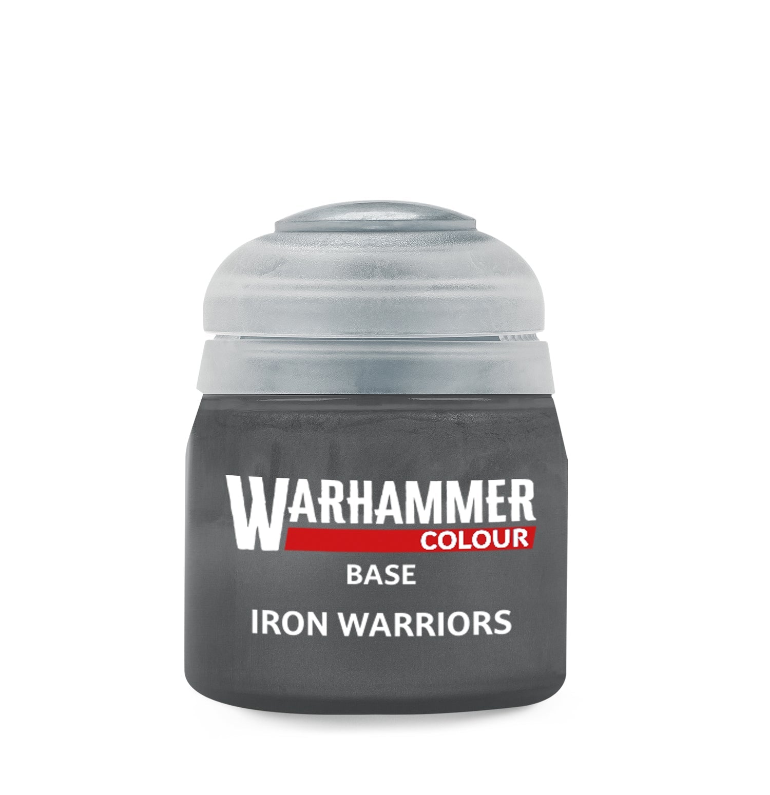 Warhammer Colour Base: Iron Warriors Paint Pot