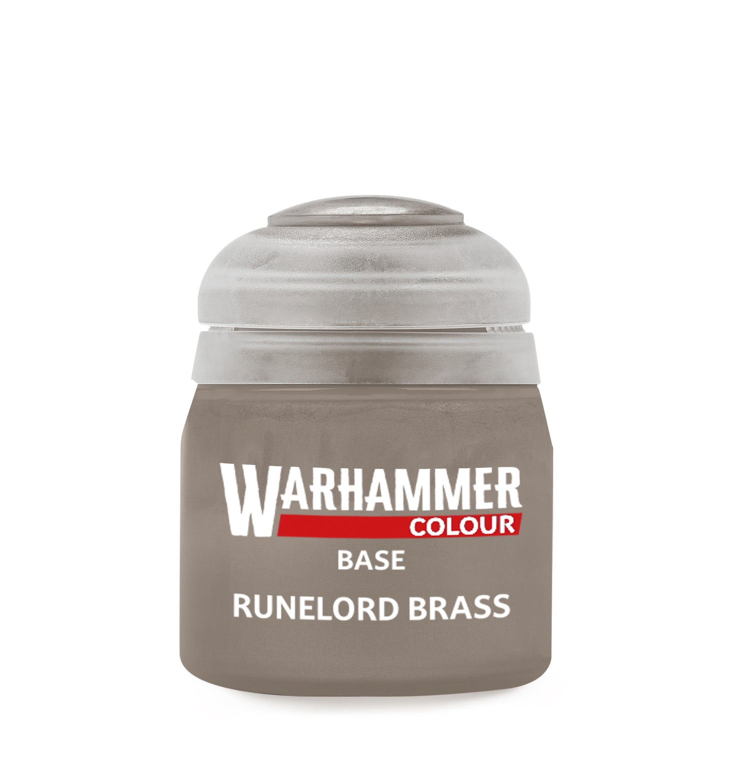 Warhammer Colour Base: Runelord Brass Paint Pot