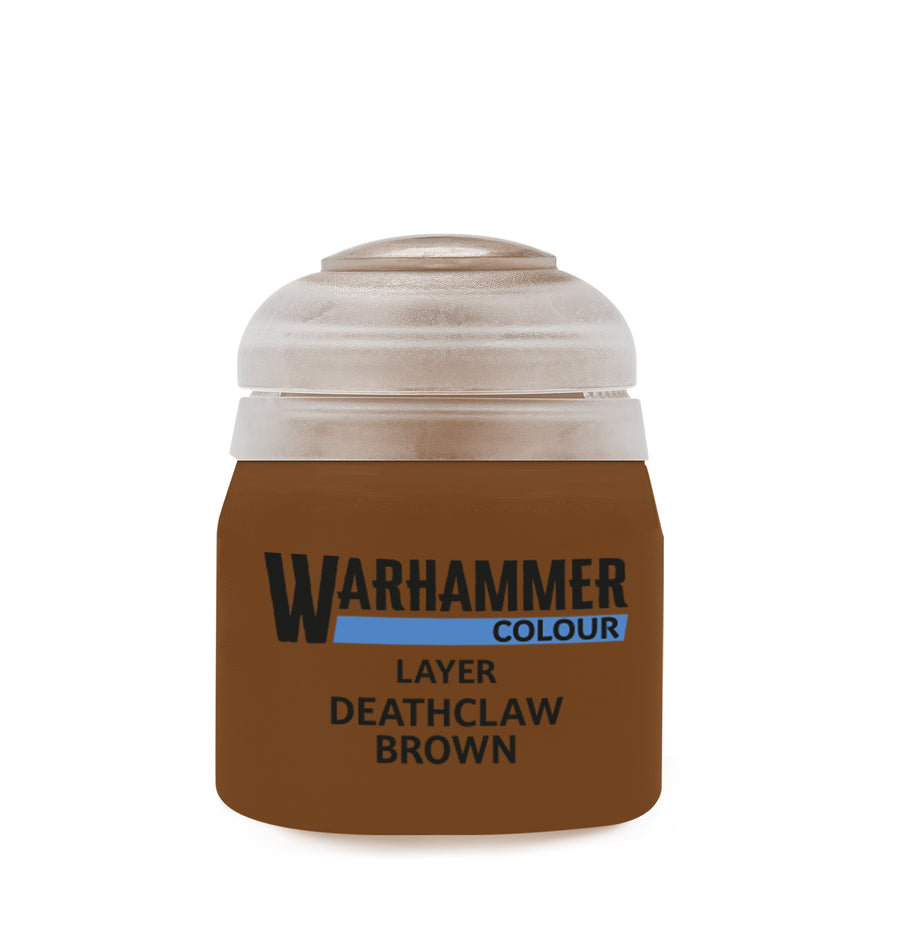 Warhammer Colour Layer: Deathclaw Brown Paint Pot
