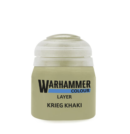 Warhammer Colour Layer: Krieg Khaki  Paint Pot