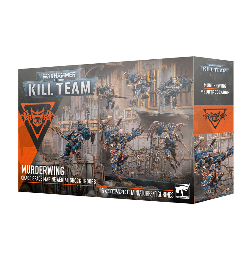 Kill Team: Murderwing
Chaos Space Marines multipart plastic miniatures box