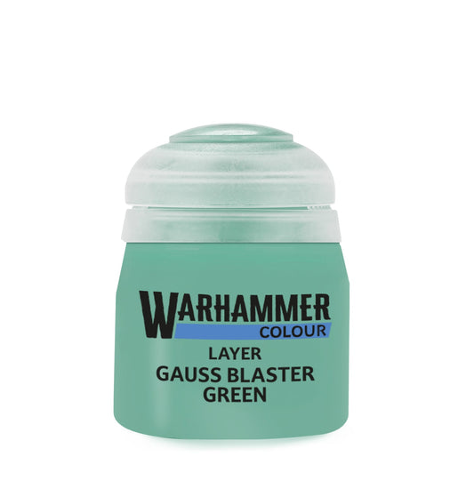 Warhammer Colour Layer: Gauss Blaster Green Paint Pot