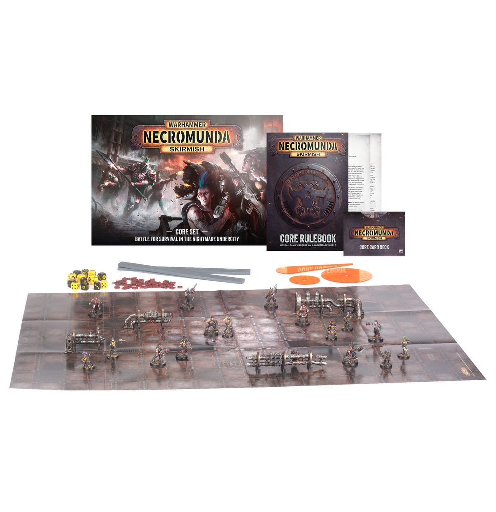 Necromunda: Skirmish Core Set box contents