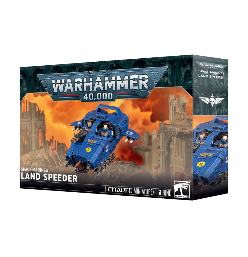 Space Marines Land Speeder miniature for Warhammer 40,000